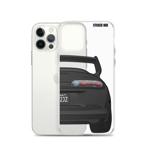 Black Toyota Supra - iPhone Case