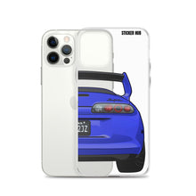 Load image into Gallery viewer, Blue Toyota Supra - iPhone Case