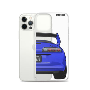 Blue Toyota Supra - iPhone Case