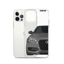 Load image into Gallery viewer, Monsoon Gray B8.5 Audi S4 - iPhone Case