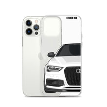 Load image into Gallery viewer, White B8.5 Audi S4 - iPhone Case