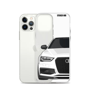 White B8.5 Audi S4 - iPhone Case