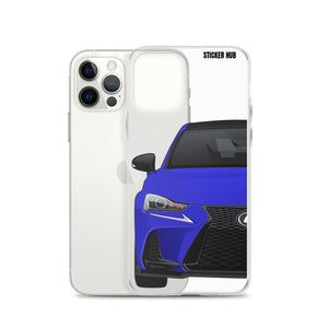 Ultrasonic Blue Lexus IS300 - iPhone Case