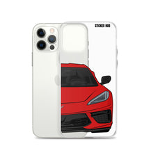 Load image into Gallery viewer, Torch Red C8 Corvette - iPhone Case