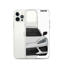 Load image into Gallery viewer, Ceramic Matrix Gray C8 Corvette - iPhone Case