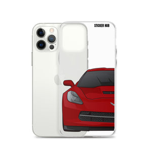 Crystal Red C7 Corvette Stingray - iPhone Case