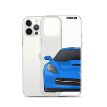 Load image into Gallery viewer, Laguna Blue C7 Corvette Stingray - iPhone Case