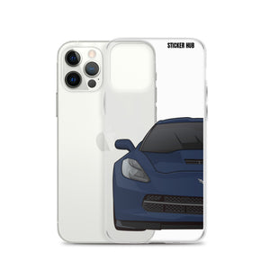 Night Race Blue C7 Corvette Stingray -iPhone Case