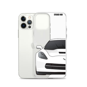 White C7 Corvette Stingray - iPhone Case