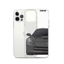 Load image into Gallery viewer, Gray C7 Corvette Stingray - iPhone Case