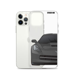 Gray C7 Corvette Stingray - iPhone Case