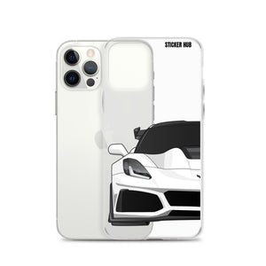 White C7 Corvette Zr1 - iPhone Case