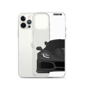 Black C7 Corvette Zr1 - iPhone Case