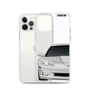 Silver C6 Corvette - iPhone Case