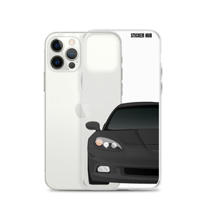 Black C6 Corvette - iPhone Case