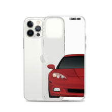 Load image into Gallery viewer, Monterey Red C6 Corvette - iPhone Case