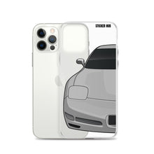 Load image into Gallery viewer, Silver C5 Corvette Z06 - iPhone Case