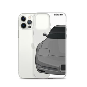 Pewter Gray C5 Corvette Z06 - iPhone Case