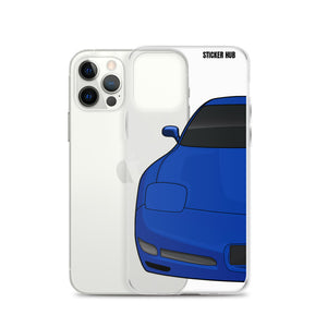 Electron Blue C5 Corvette Z06iPhone Case