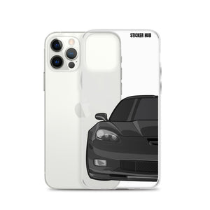 Black C6 Corvette Z06 - iPhone Case