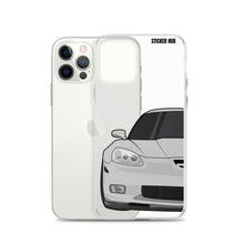 Load image into Gallery viewer, Silver C6 Corvette Z06 - iPhone Case