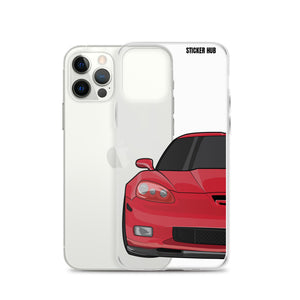 Victory Red C6 Corvette Z06 - iPhone Case