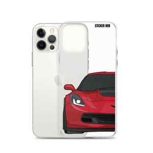 Torch Red C7 Corvette Z06 - iPhone Case