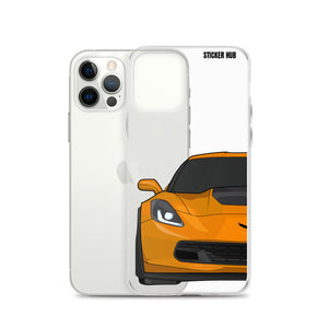 Sebring Orange C7 Corvette Z06 - iPhone Case