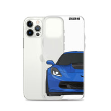 Load image into Gallery viewer, Laguna Blue C7 Corvette Z06 - iPhone Case