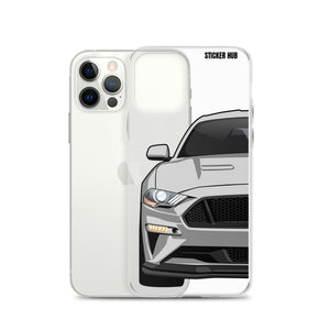 Silver 18-21 Mustang 5.0 - iPhone Case