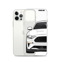 Load image into Gallery viewer, White 18-21 Mustang 5.0 - iPhone Case