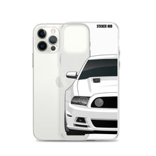 Load image into Gallery viewer, White 13-14 Mustang 5.0 - iPhone Case