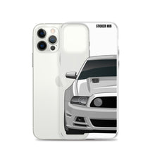 Load image into Gallery viewer, Silver 13-14 Mustang 5.0 - iPhone Case