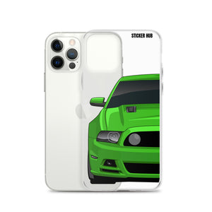 Green 13-14 Mustang 5.0 - iPhone Case