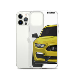 Yellow Mustang GT350 - iPhone Case