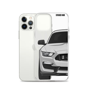 Silver Mustang GT350 - iPhone Case