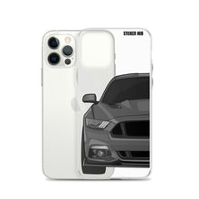 Load image into Gallery viewer, Gray 15-17 Mustang 5.0 - iPhone Case