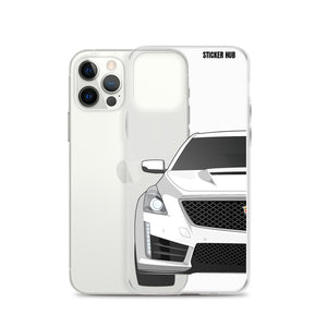 White Cadillac CTS-V - iPhone Case