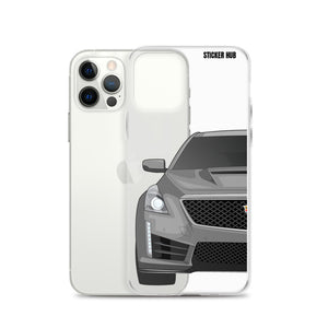 Silver Cadillac CTS-V - iPhone Case