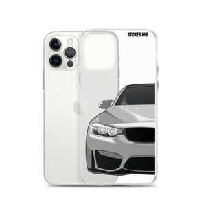 Silver BMW F80 - iPhone Case