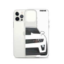 Load image into Gallery viewer, White 5th Gen Camaro ZL1 - iPhone Case