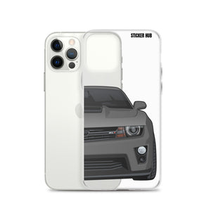 Ashen Grey 5th Gen Camaro ZL1 - iPhone Case