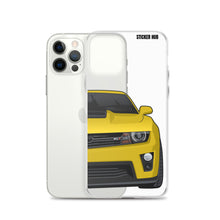 Load image into Gallery viewer, Rally Yellow 5th Gen Camaro ZL1 - iPhone Case