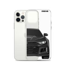 Load image into Gallery viewer, Black 6th Gen Camaro ZL1 - iPhone Case