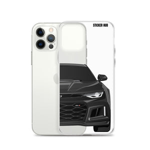 Black 6th Gen Camaro ZL1 - iPhone Case