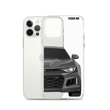 Load image into Gallery viewer, Gray 6th Gen Camaro ZL1 - iPhone Case