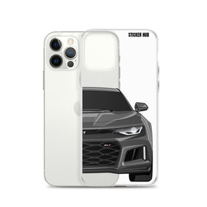 Gray 6th Gen Camaro ZL1 - iPhone Case