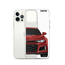 Load image into Gallery viewer, Garnet Red 6th Gen Camaro ZL1 - iPhone Case