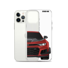 Load image into Gallery viewer, Garnet Red 6th Gen Camaro ZL1 1LE - iPhone Case