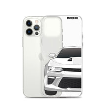 Load image into Gallery viewer, White 6th Gen Camaro SS - iPhone Case